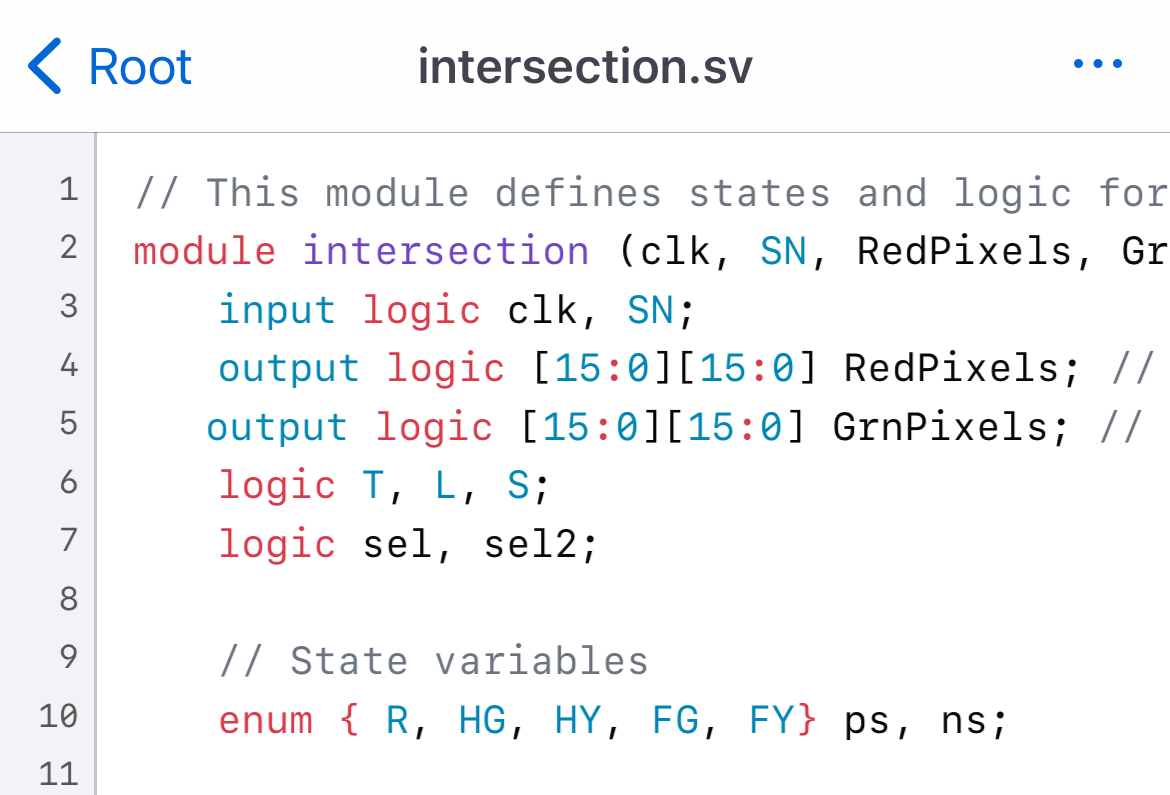 Intersection SystemVerilog